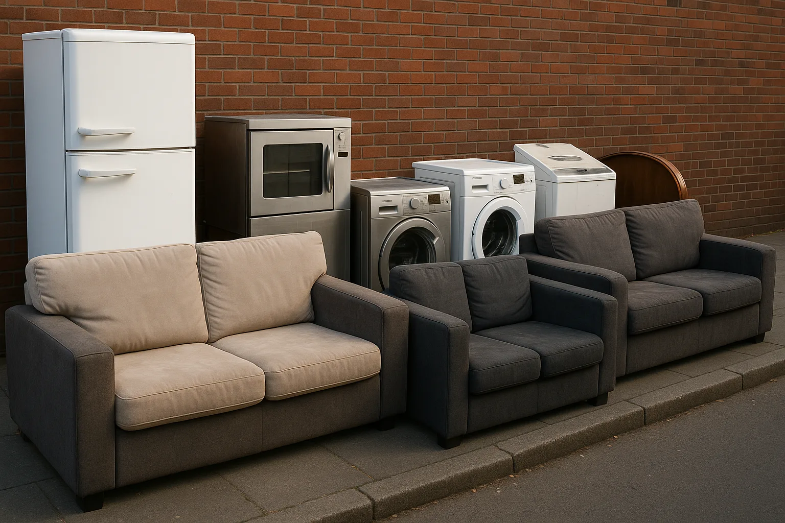 bulky waste collection by flash waste removal